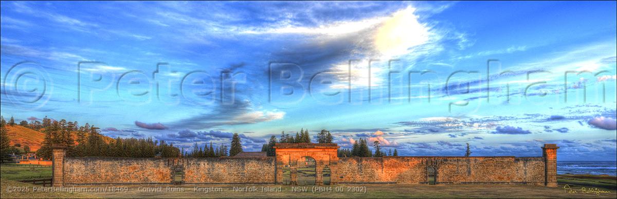 Peter Bellingham Photography Convict Ruins - Kingston - Norfolk Island - NSW (PBH4 00 2302)